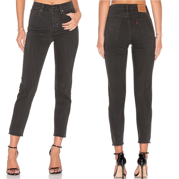 Levi's Denim - NEW Levi’s Wedgie Fit Raw Hem Jeans Midnight Rain